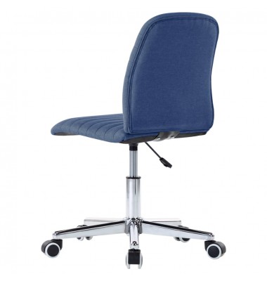  Valgomojo kėdės, 6vnt., mėlynos spalvos, audinys (3x283603) - Valgomojo Kėdės - 7