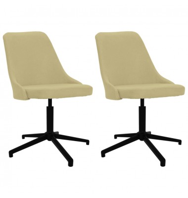  Pasukamos valgomojo kėdės, 2vnt., žalios spalvos, audinys - Valgomojo Kėdės - 1