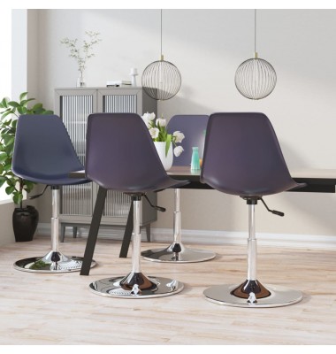  Pasukamos valgomojo kėdės, 4vnt., violetinės spalvos, PP - Valgomojo Kėdės - 1
