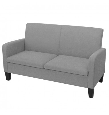  Dvivietė sofa, 135x65x76, šviesiai pilka - Sofos, sofos-lovos - 1