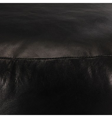  Pufas, juodos spalvos, 60x30 cm, tikra ožkos oda - Pufai, pakojos - 2