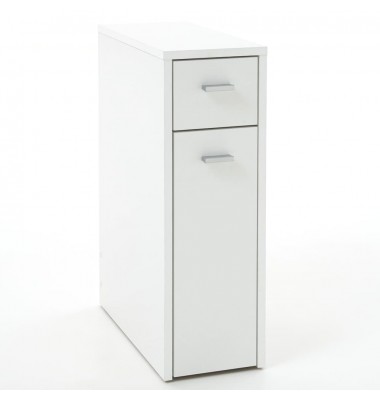 FMD Spintelė su 2 stalčiais, baltos spalvos, 20x45x61cm - Vonios spintelės, veidrodžiai - 1
