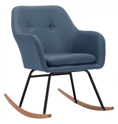  Supama kėdė, mėlynos spalvos, audinys - Supamos kėdės - 2
