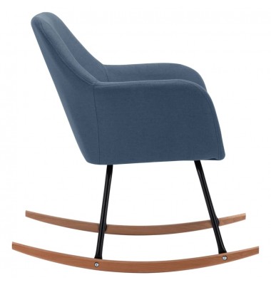  Supama kėdė, mėlynos spalvos, audinys - Supamos kėdės - 5