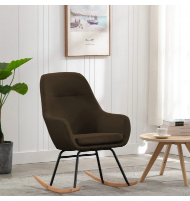  Supama kėdė, rudos spalvos, audinys - Supamos kėdės - 1
