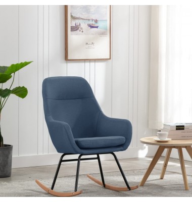 Supama kėdė, mėlynos spalvos, audinys - Supamos kėdės - 1