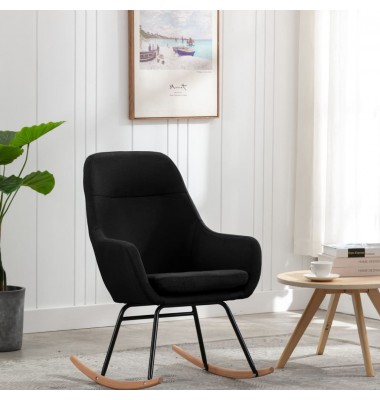  Supama kėdė, juodos spalvos, audinys - Supamos kėdės - 1