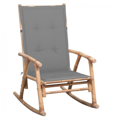  Supama kėdė su pagalvėle, bambukas (41894+43179) - Supamos kėdės - 1