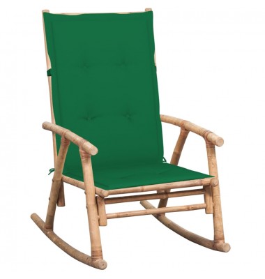  Supama kėdė su pagalvėle, bambukas (41894+43185) - Supamos kėdės - 1