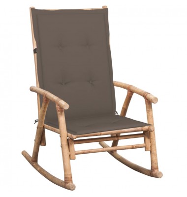  Supama kėdė su pagalvėle, bambukas (41894+47540) - Supamos kėdės - 1