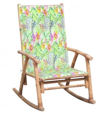  Supama kėdė su pagalvėle, bambukas (41894+314122) - Supamos kėdės - 1