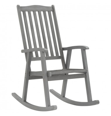 Supama kėdė, pilkos spalvos, akacijos medienos masyvas - Supamos kėdės - 1