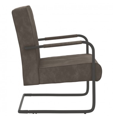  Gembinė kėdė, šviesiai pilkos spalvos, aksomas - Foteliai, krėslai - 3