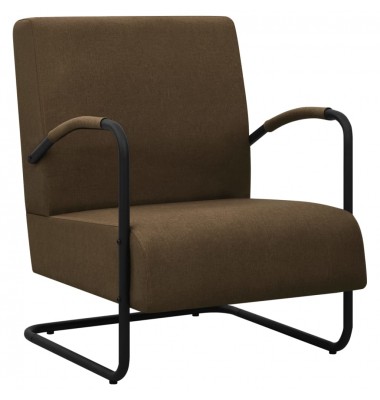  Krėslas, tamsiai rudos spalvos, audinys  - Foteliai, krėslai - 1