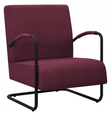  Krėslas, violetinės spalvos, audinys - Foteliai, krėslai - 1