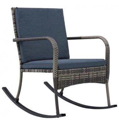 Supama sodo kėdė, antracito spalvos, poliratanas - Lauko kėdės - 1