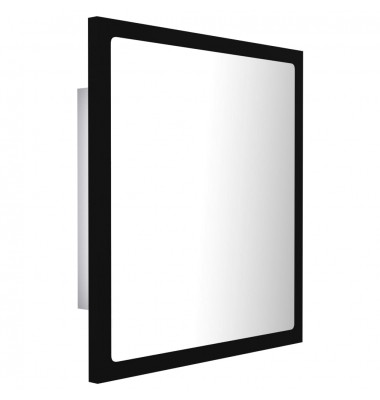  Vonios kambario veidrodis, juodos spalvos, 40x8,5x37cm, MDP - Vonios spintelės, veidrodžiai - 8