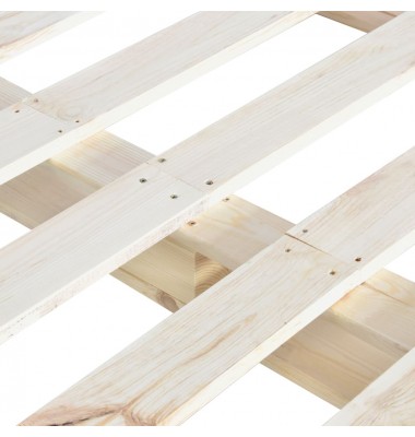  Lovos rėmas iš palečių, 200x200 cm, pušies medienos masyvas - Lovos - 5