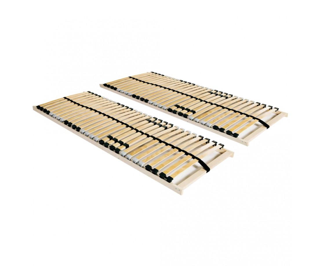 Grotelės lovoms su 28 lentjuostėmis, 2vnt., 70x200cm, 7 zonos - Grotelės - 1 Grotelės lovoms su 28 lentjuostėmis, 2vnt., 70x200cm, 7 zonos - Grotelės - 1