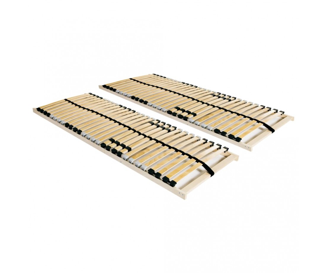 Grotelės lovoms su 28 lentjuostėmis, 2vnt., 90x200cm, 7 zonos - Grotelės - 1 Grotelės lovoms su 28 lentjuostėmis, 2vnt., 90x200cm, 7 zonos - Grotelės - 1