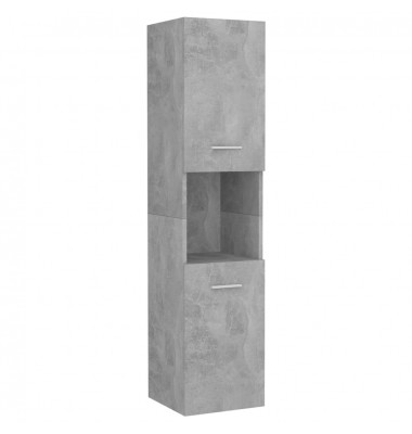 Vonios kambario spintelė, betono pilka, 30x30x130cm, MDP - Vonios spintelės, veidrodžiai - 2