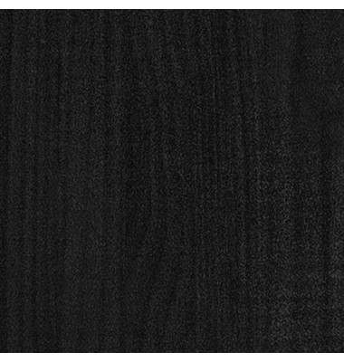 Lovos rėmas, juodos spalvos, 200x200cm, pušies medienos masyvas - Lovos - 7