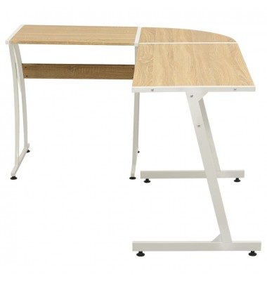  Kampinis rašomasis stalas, L formos, ąžuolas - Rašomieji stalai - 2