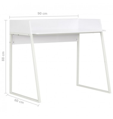  Rašomasis stalas, baltos spalvos, 90x60x88cm - Rašomieji stalai - 7