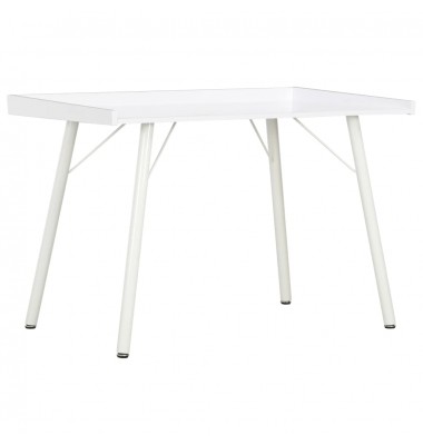  Rašomasis stalas, baltos spalvos, 90x50x79cm - Rašomieji stalai - 1