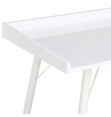  Rašomasis stalas, baltos spalvos, 90x50x79cm - Rašomieji stalai - 4