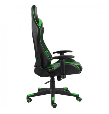  Pasukama žaidimų kėdė, žalios spalvos, PVC - Žaidimų kėdės - 3