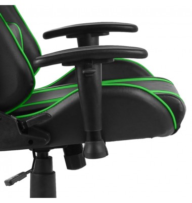  Pasukama žaidimų kėdė, žalios spalvos, PVC - Žaidimų kėdės - 6