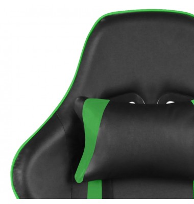  Pasukama žaidimų kėdė, žalios spalvos, PVC - Žaidimų kėdės - 7