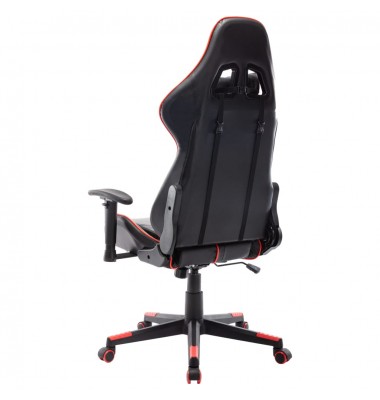  Žaidimų kėdė, juodos ir raudonos spalvos, dirbtinė oda  - Žaidimų kėdės - 4