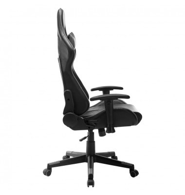  Žaidimų kėdė, juodos ir pilkos spalvos, dirbtinė oda  - Žaidimų kėdės - 3