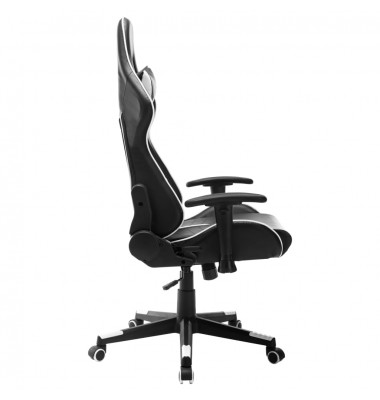  Žaidimų kėdė, juodos ir baltos spalvos, dirbtinė oda  - Žaidimų kėdės - 3