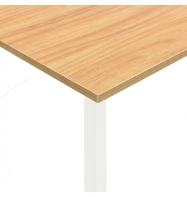  Kompiuterio stalas, baltas/ąžuolo, 105x55x72cm, MDF ir metalas - Rašomieji stalai - 6