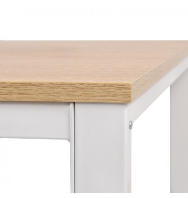  Rašomasis stalas, 120x60x75cm, balta ir ąžuolo spalva - Rašomieji stalai - 6