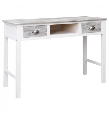  Rašomasis stalas, pilkos spalvos, 110x45x76 cm, mediena - Rašomieji stalai - 1
