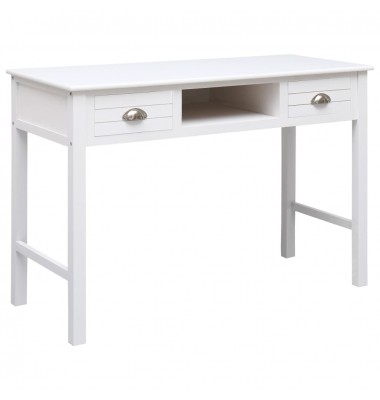  Rašomasis stalas, baltos spalvos, 110x45x76 cm, mediena - Rašomieji stalai - 1