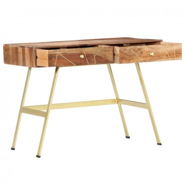  Rašomasis stalas su stalčiais, 110x55x76cm, dalbergijos masyvas - Rašomieji stalai - 2