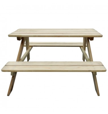  Vaikiškas iškylos stalas 89x89,6x50,8cm, pušies mediena - Lauko stalai, staliukai - 2