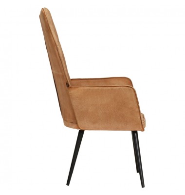 Krėslas, rudos spalvos, drobė - Foteliai, krėslai - 3