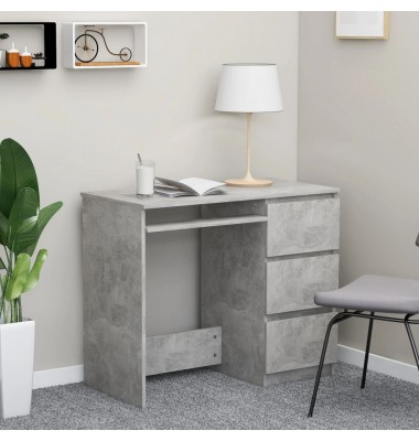  Rašomasis stalas, betono pilkos spalvos, 90x45x76cm, MDP - Rašomieji stalai - 1