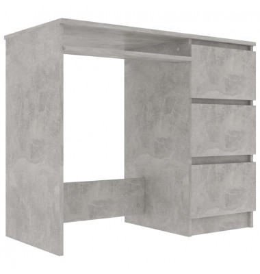  Rašomasis stalas, betono pilkos spalvos, 90x45x76cm, MDP - Rašomieji stalai - 2