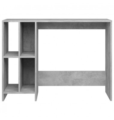  Kompiuterio stalas, betono pilkos spalvos, 102,5x35x75cm, MDP - Rašomieji stalai - 4