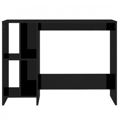  Kompiuterio stalas, juodos spalvos, 102,5x35x75cm, MDP, blizgus - Rašomieji stalai - 4