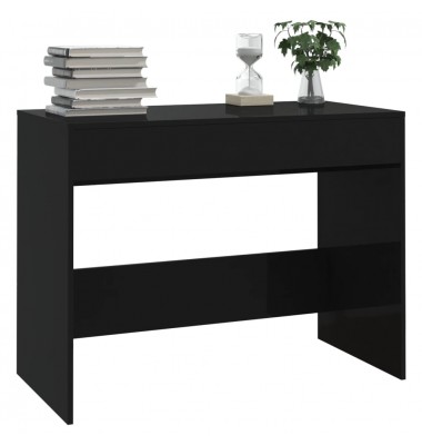  Rašomasis stalas, juodos spalvos, 101x50x76,5cm, MDP - Rašomieji stalai - 4