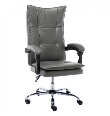  Biuro kėdė, antracito spalvos, dirbtinė oda - Biuro kėdės - 1