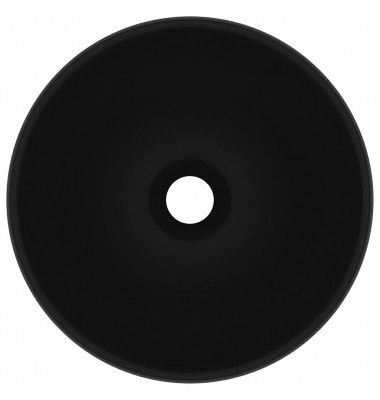  Prabangus praustuvas, matinis juodas, 32,5x14cm, keramika - Vonios praustuvai - 3